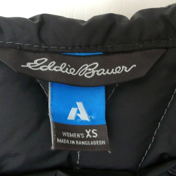 Eddie Bauer First Ascent Women's Goose Down Gray Quilted Puffer Jacket Size XS - Picture 8 of 8